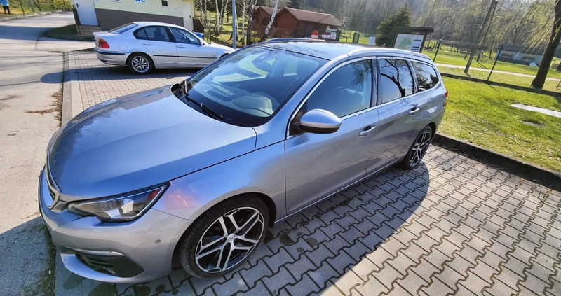 Peugeot 308 cena 46500 przebieg: 139000, rok produkcji 2017 z Siewierz małe 301